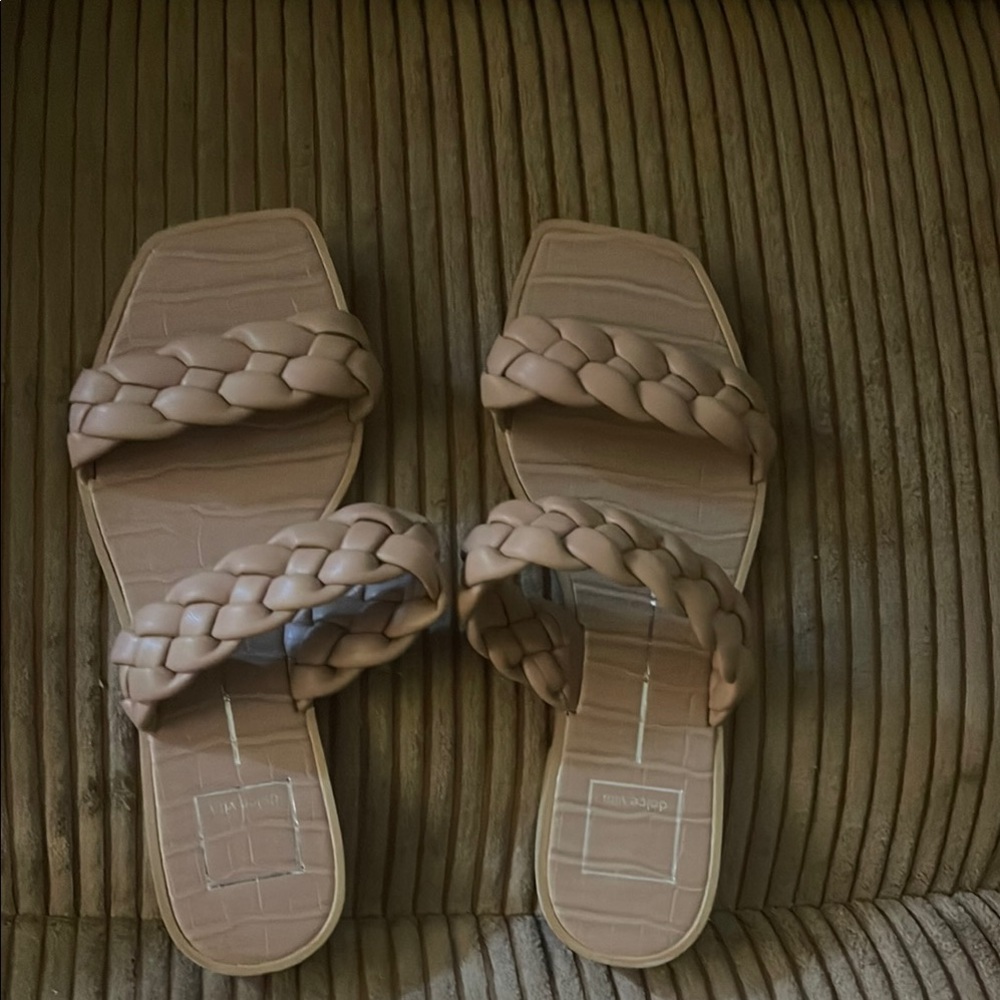 Braided Tan Sandals